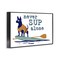 Stupell Industries Never Paddleboard Alone Dog Framed Giclee Wall Art Design by Dog Is Good